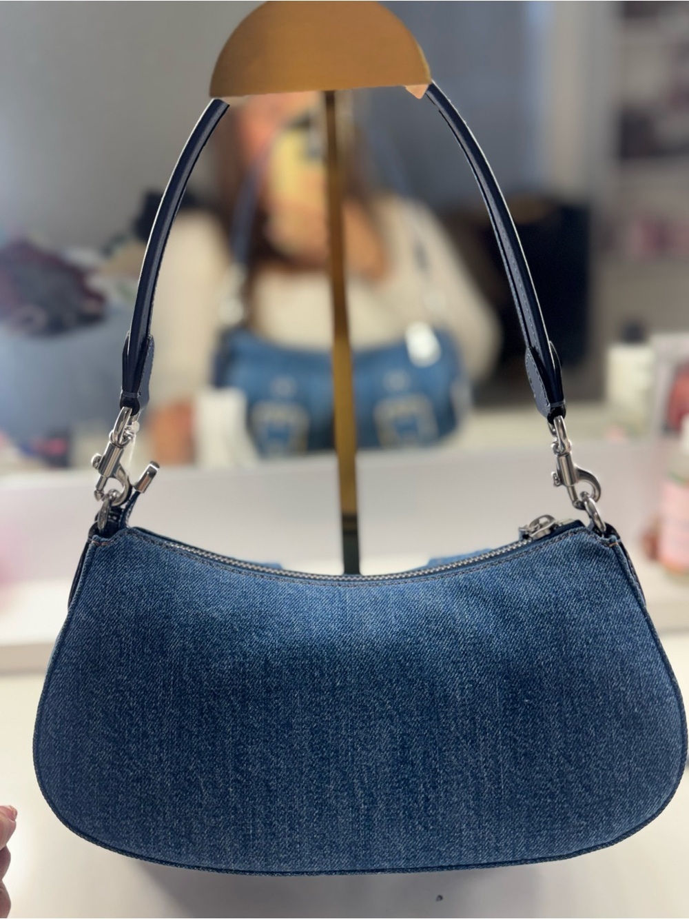 Coac Denim Ashton Shoulder Bag - Picture 4 of 5